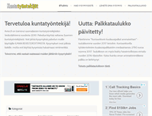 Tablet Screenshot of kvtes.fi